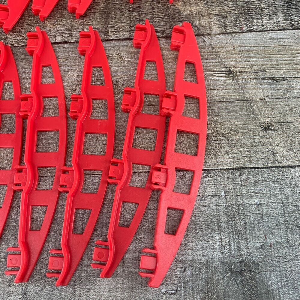 Rokenbok Lot Red Building Ramp Rails Bridge Pieces - Picture 2 of 16